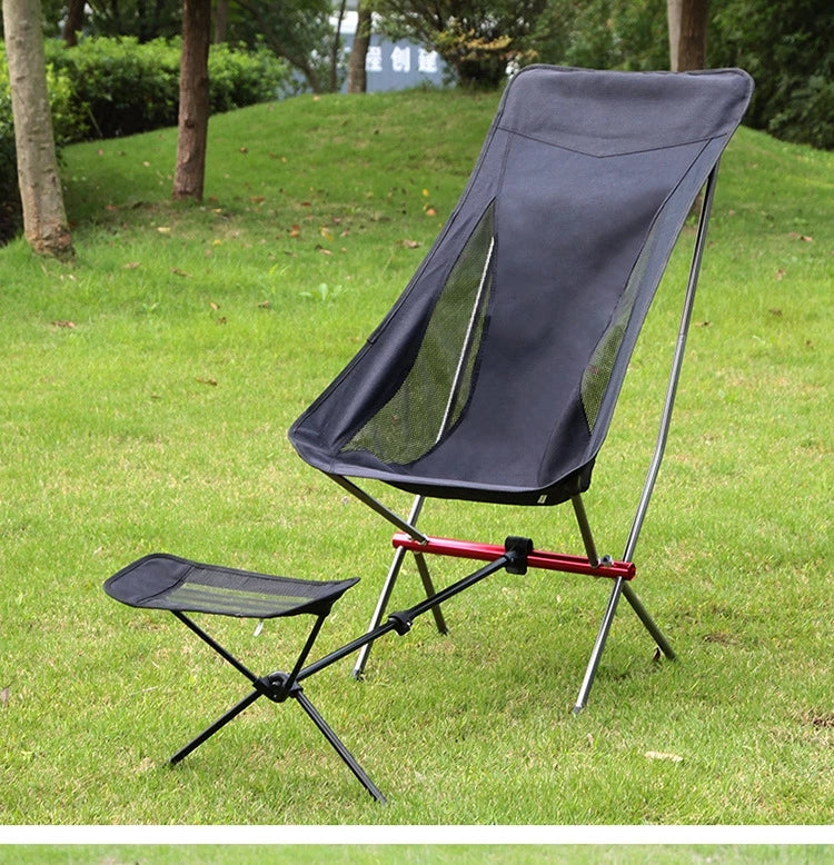 Chaise de Camping pliante grand dossier